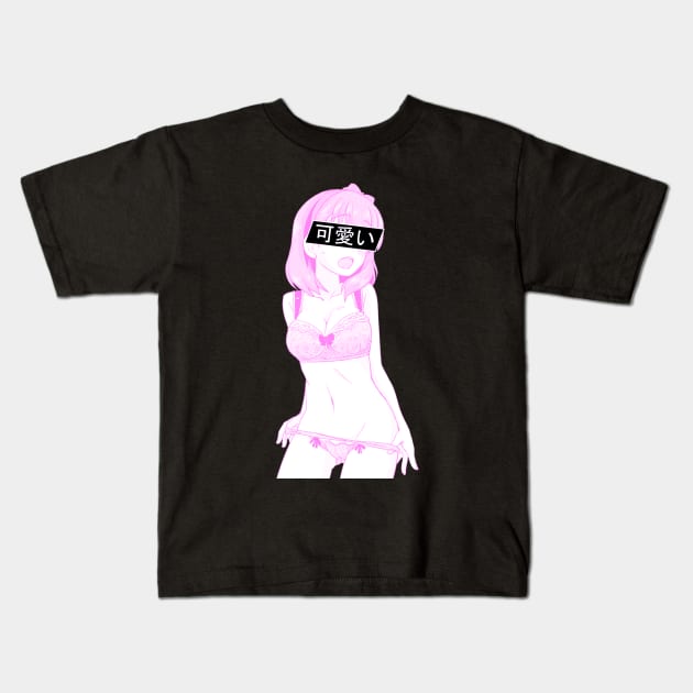 Aesthetic Japanese Girl 20 Kids T-Shirt by MisterNightmare